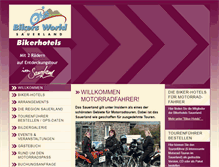 Tablet Screenshot of bikers-world-sauerland.de